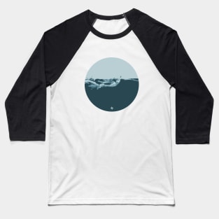 Texas Style Lone Surfer Baseball T-Shirt